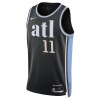 Muške NBA Dres Atlanta Hawks Trae Young Nike 2023-24 City Edition Crno Swingman